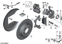 REAR WHEEL BRAKE
