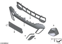 M TRIM DECOR ELEMENTS, FRONT