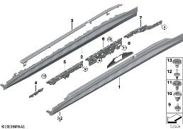 COVER DOOR SILL / WHEEL ARCH