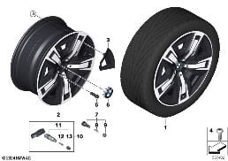 Alufelga BMW aerodynamika 1056 - 19
