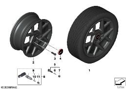 MINI LA WL JCW SPRINT SPOKE 957 17