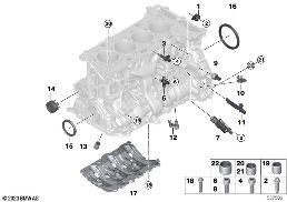 ENGINE BLOCK MOUNTING PARTS