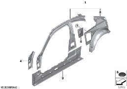SIDE FRAME SECTION, INNER