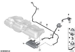 ACTIVATED CHARCOAL FILTER/FUEL VENTILAT diagram for BMW 2 Series F74 Gran Coupé 228 xDrive