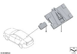 TELEMATIC COMMUNICATION BOX 4 diagram for BMW 1 Series F70 120d