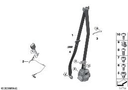 SAFETY BELT, REMA, FRONT