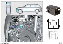 Relé DKG K77 diagram for BMW MINI F66 JCW