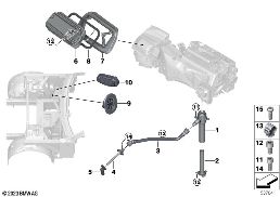 Boquillas diversas / juntas diagram for BMW Rolls-Royce Spectre Coupé RR25 Spectre