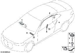 AIRBAG diagram for BMW 4 Series G22 Coupé 420iX