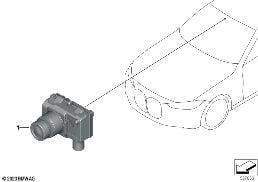 Sistemi di telecamere diagram for BMW 3 Series G20 Berlina LCI 330i