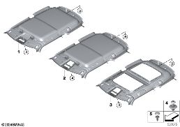 Strop karoserie diagram for BMW MINI F66 JCW