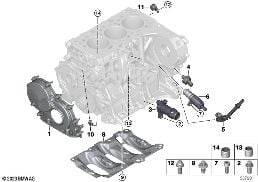 ENGINE BLOCK MOUNTING PARTS