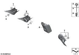 Výplň A- / B- / C-sloupek diagram for BMW MINI F66 JCW