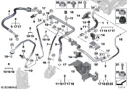 Tuberia refrigeración diagram for BMW Rolls-Royce Spectre Coupé RR25 Spectre