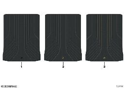 CARGO AREA FITTED FLOOR MAT EXCLUSIVE diagram for BMW 3 Series G20 Sedan 320i
