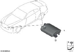Vehicle Sound Generator diagram for BMW Rolls-Royce Spectre Coupé RR25 Spectre