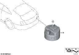 diefstalbeveiligingssysteem diagram for BMW Rolls-Royce Spectre Coupé RR25 Spectre