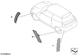Rückstrahler diagram for BMW MINI F66 JCW