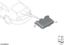 Onderdelen antenne diagram for BMW Rolls-Royce Spectre Coupé RR25 Spectre