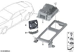 Versterker/steun diagram for BMW Rolls-Royce Spectre Coupé RR25 Spectre
