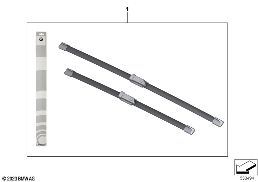 Juego escob. limpiap. diagram for BMW X2 U10 18d