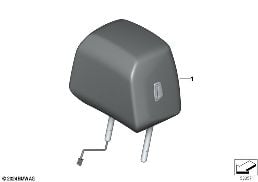 Enc.cabeça Individ.banco conforto diant. diagram for BMW 5 Series G61 Touring 520dX