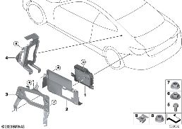 Versterker/steun diagram for BMW 4 Series G23 Cabrio LCI M440i