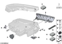 SINGLE COMPONENTS FOR HEADLIGHT