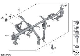 SUPPORT, INSTRUMENT PANEL