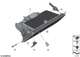 Příruční schránka diagram for BMW MINI F66 JCW