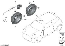SEP. COMPONENTS SPEAKER SIDE PANEL REAR