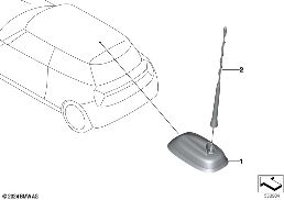 SINGLE PARTS ANTENNA