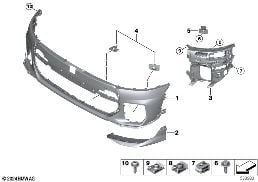AEROKIT, TRIM COVER, FRONT