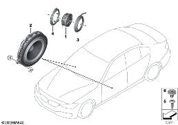 SEP.CMPT HIGH END SOUND SYST. DOOR FRONT