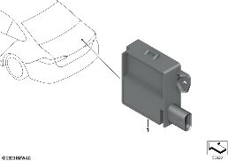 Sterownik Smart Opener diagram for BMW 5 Series G61 touring 520d