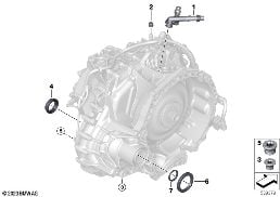 TRANSMISSION SINGLE PARTS 7DCT400