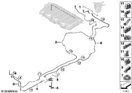 FUEL PIPE AND MOUNTING PARTS