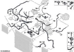 COOLING SYSTEM COOLANT HOSES