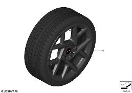 Winterkomplettrad JCW Sprint Sp. 957-17