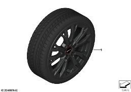 Winterkomplettrad JCW Star Spoke 962-17