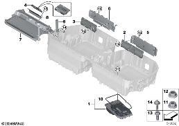 Блоки управления высоковольтн.накопител diagram for BMW 3 Series G21 Tуринг LCI 330e