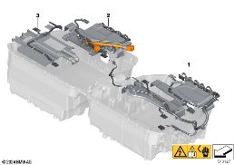 Жгут проводов высоковольтн.накопит. diagram for BMW 3 Series G21 Tуринг LCI 330e