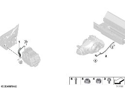 Массовый провод и выравн.потенциалов HVS diagram for BMW 3 Series G21 Tуринг LCI 330e