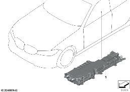 ЭБУ блока комфортной зарядки KLE diagram for BMW 3 Series G21 Tуринг LCI 330e