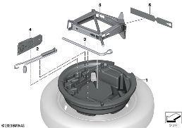 เครื่องมือในรถ/แม่แรงยกรถ diagram for BMW X2 U10 iX2 eDrive20