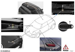 Verze PS Bespoke diagram for BMW MINI F56 LCI Cooper