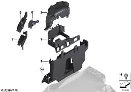 CONTROL UNIT BOX diagram for BMW 2 Series F46 Gran Tourer 220i