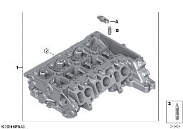 CYLINDER HEAD diagram for BMW 2 Series F45 Active Tourer LCI 216d