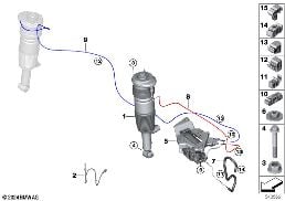 AIR SPRING STRUT, REAR/CONTROL UNITS