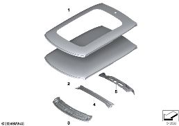 Dach diagram for BMW MINI F66 JCW